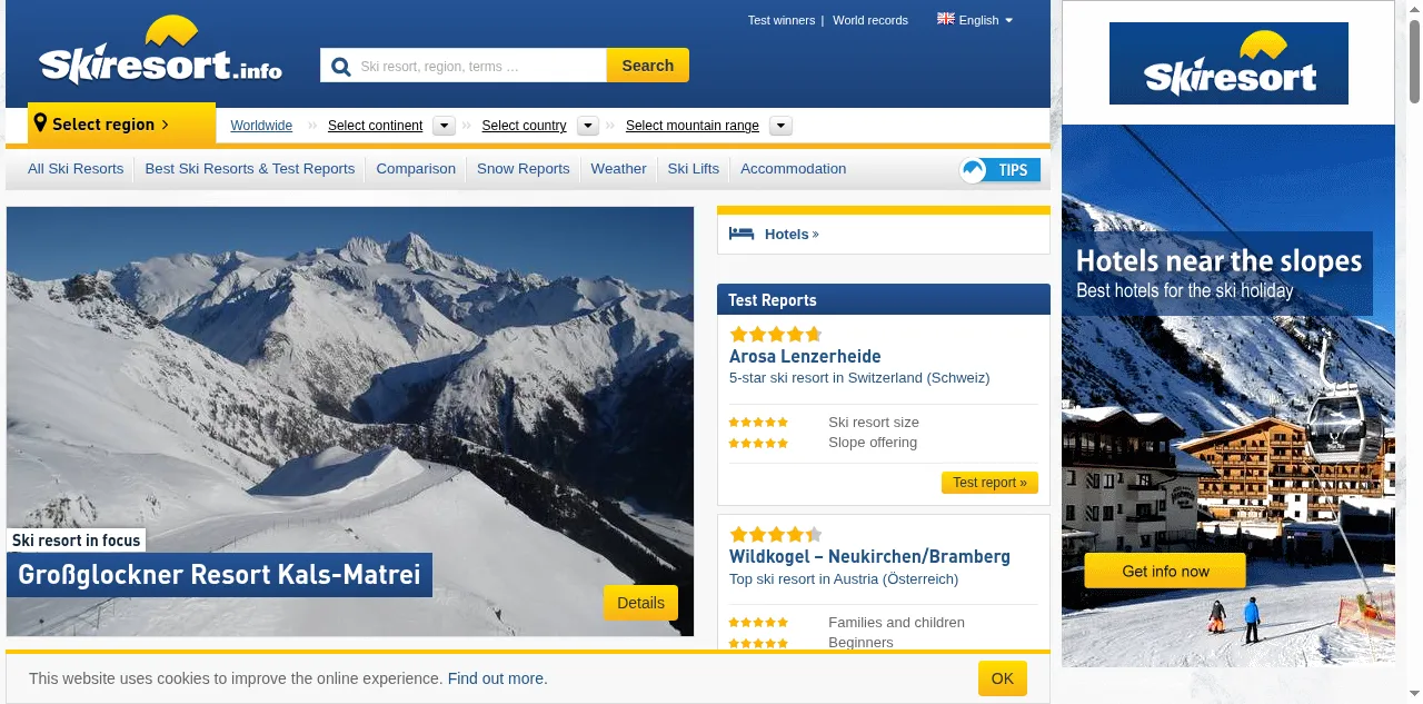 Preview of skiresort.info