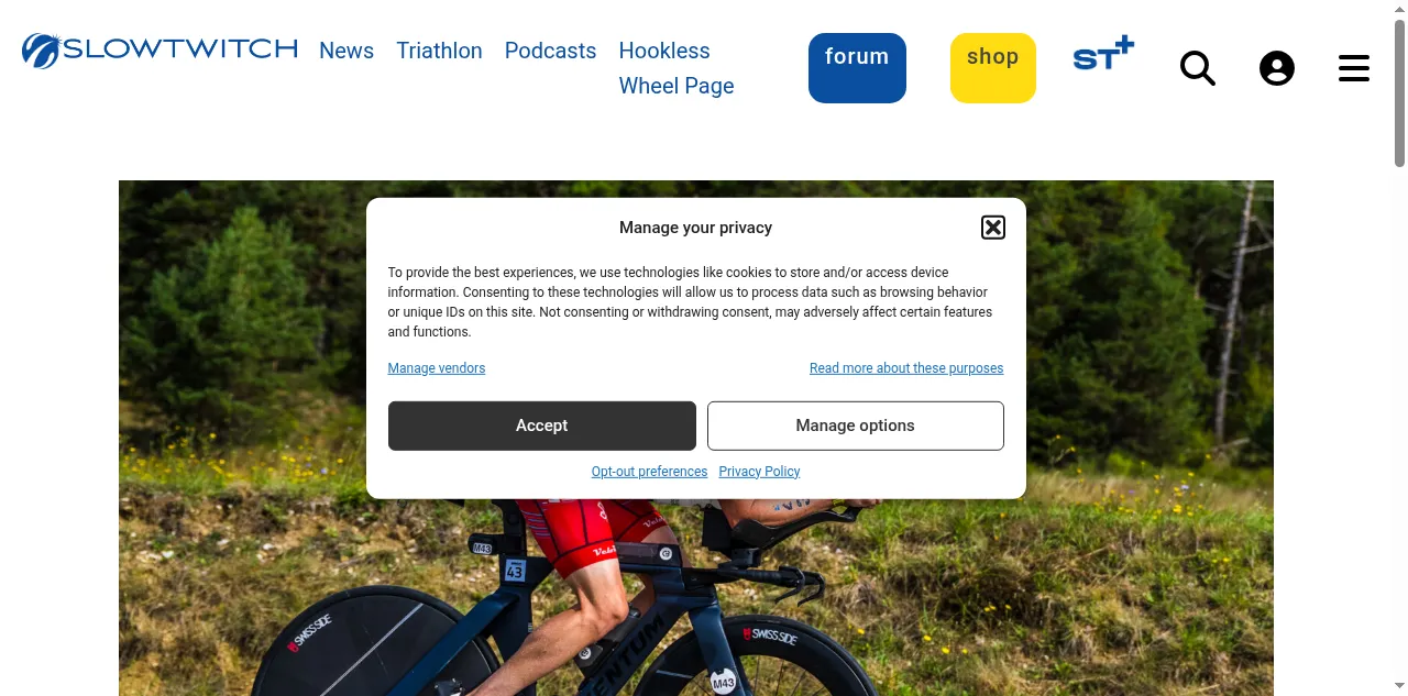 Preview of slowtwitch.com