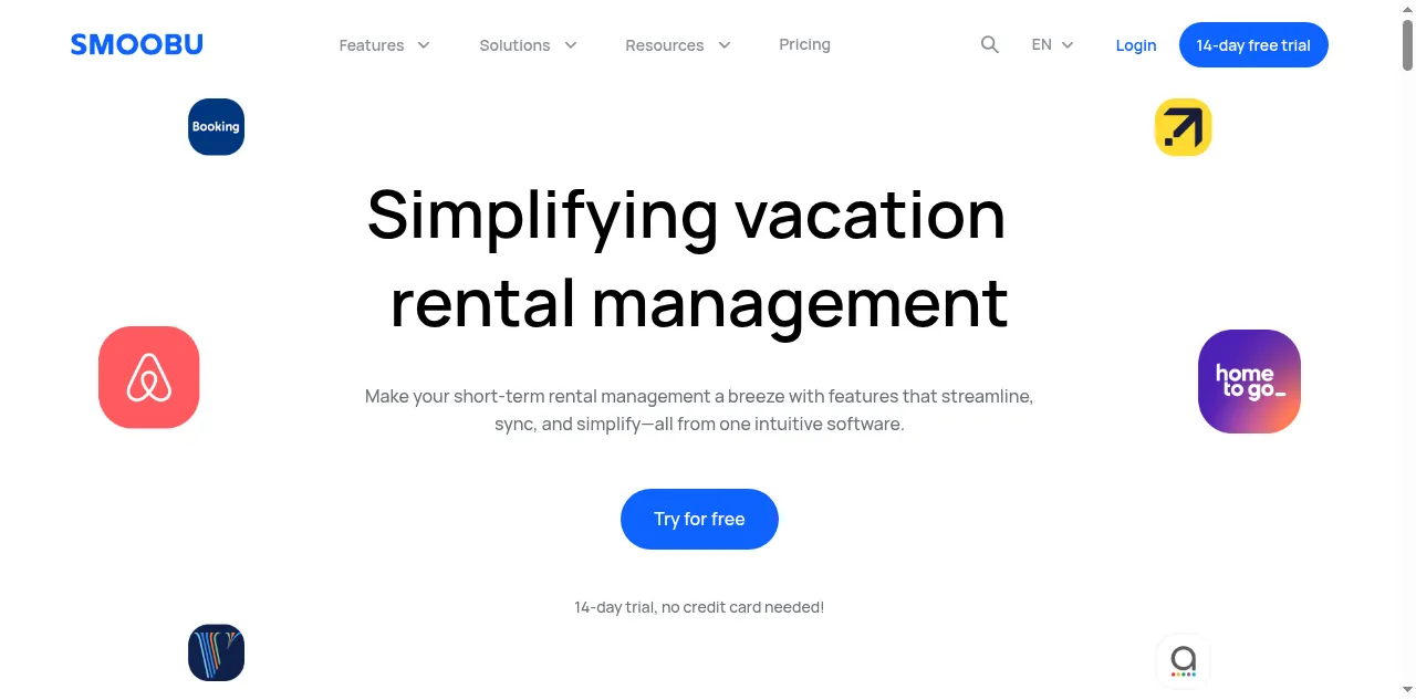 Preview of smoobu.com