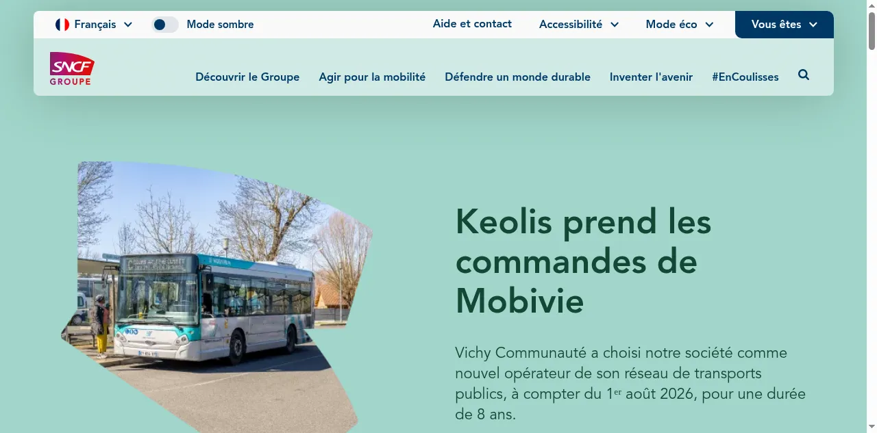Preview of sncf.fr