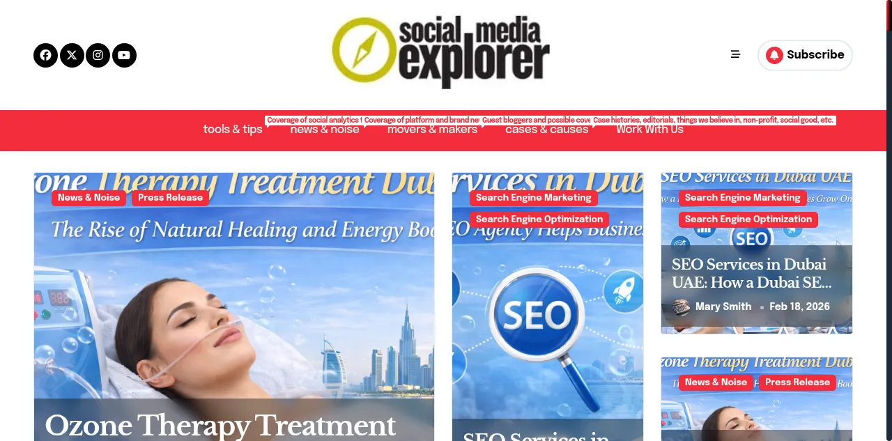 Preview of socialmediaexplorer.com