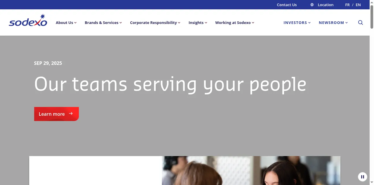 Preview of sodexo.com