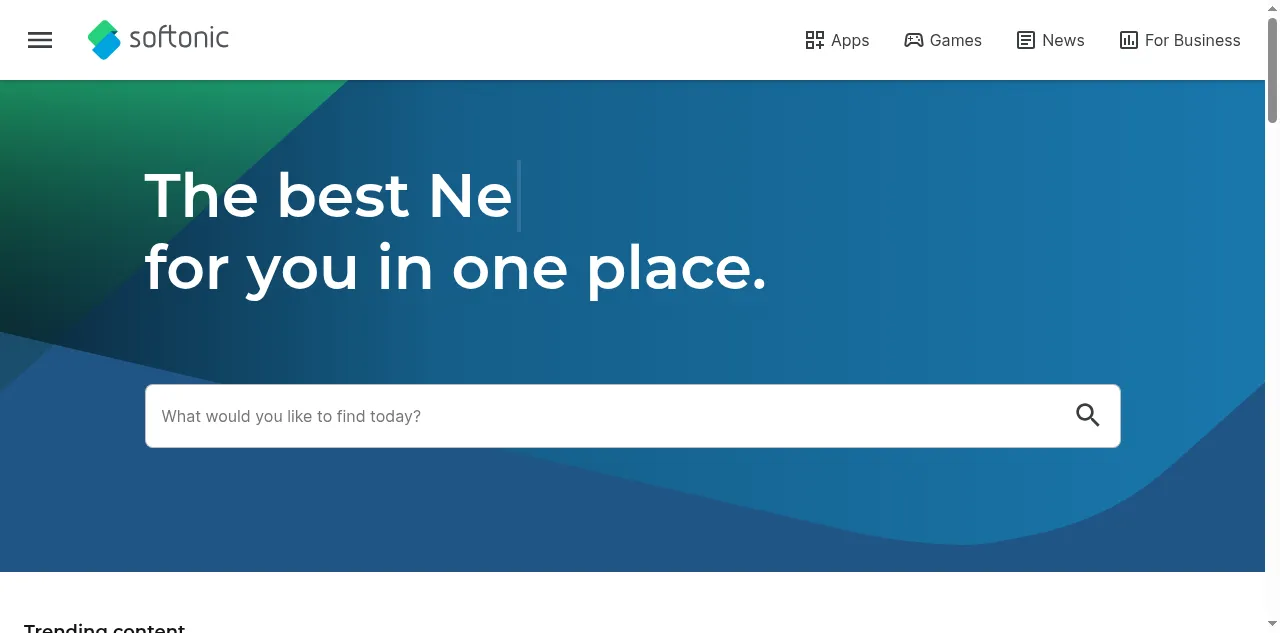 Preview of softonic.com
