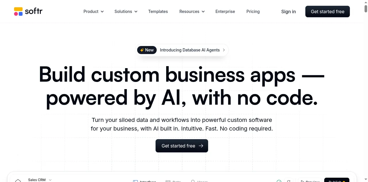 Preview of softr.app