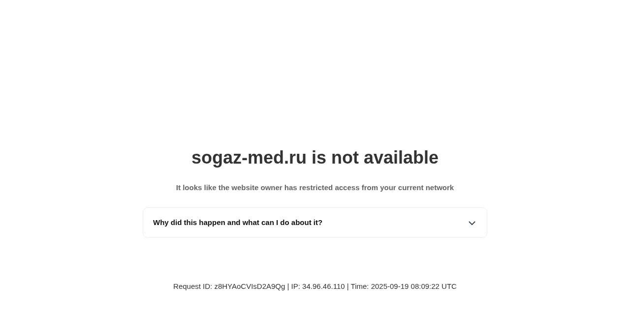 Preview of sogaz-med.ru