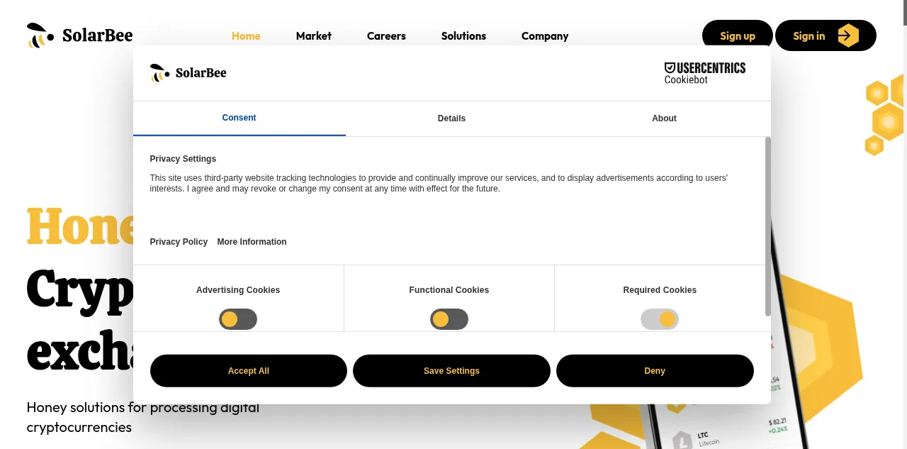 Preview of solarbee.io