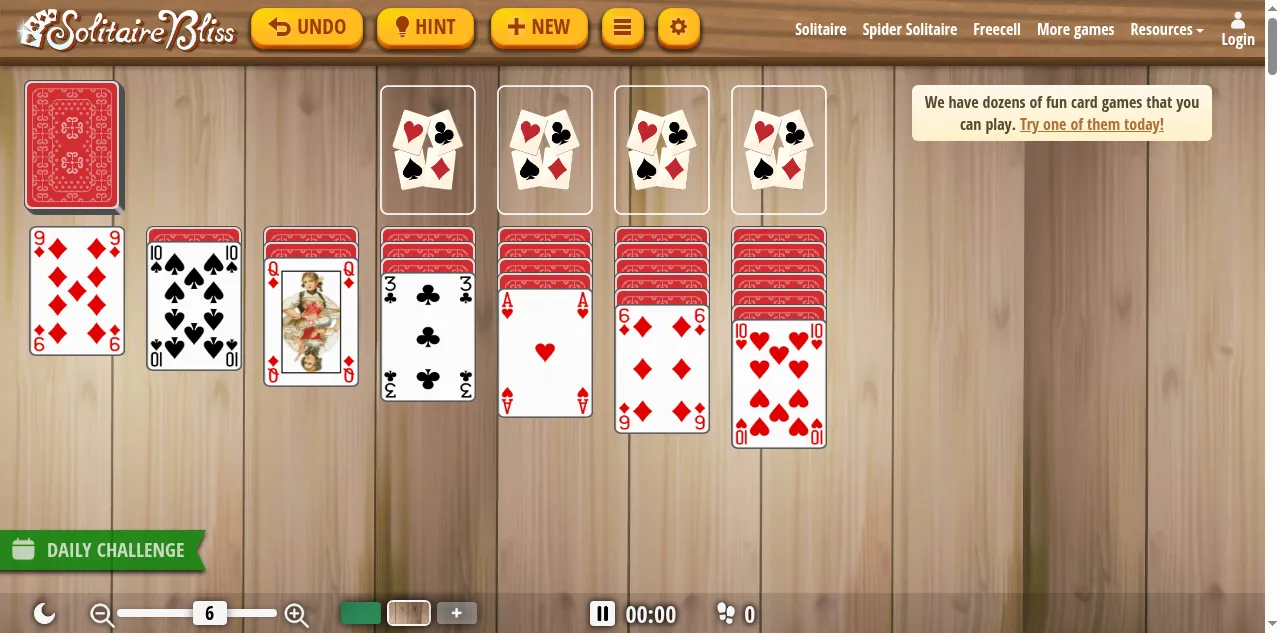 Preview of solitairebliss.com