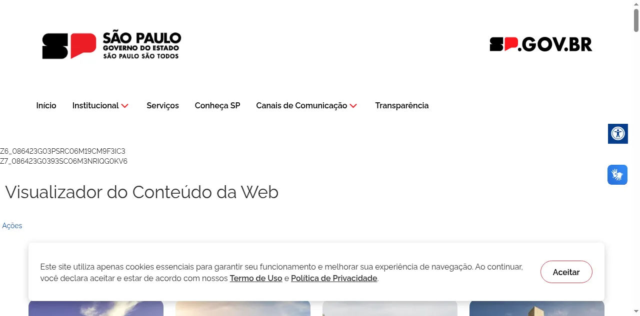 Preview of sp.gov.br