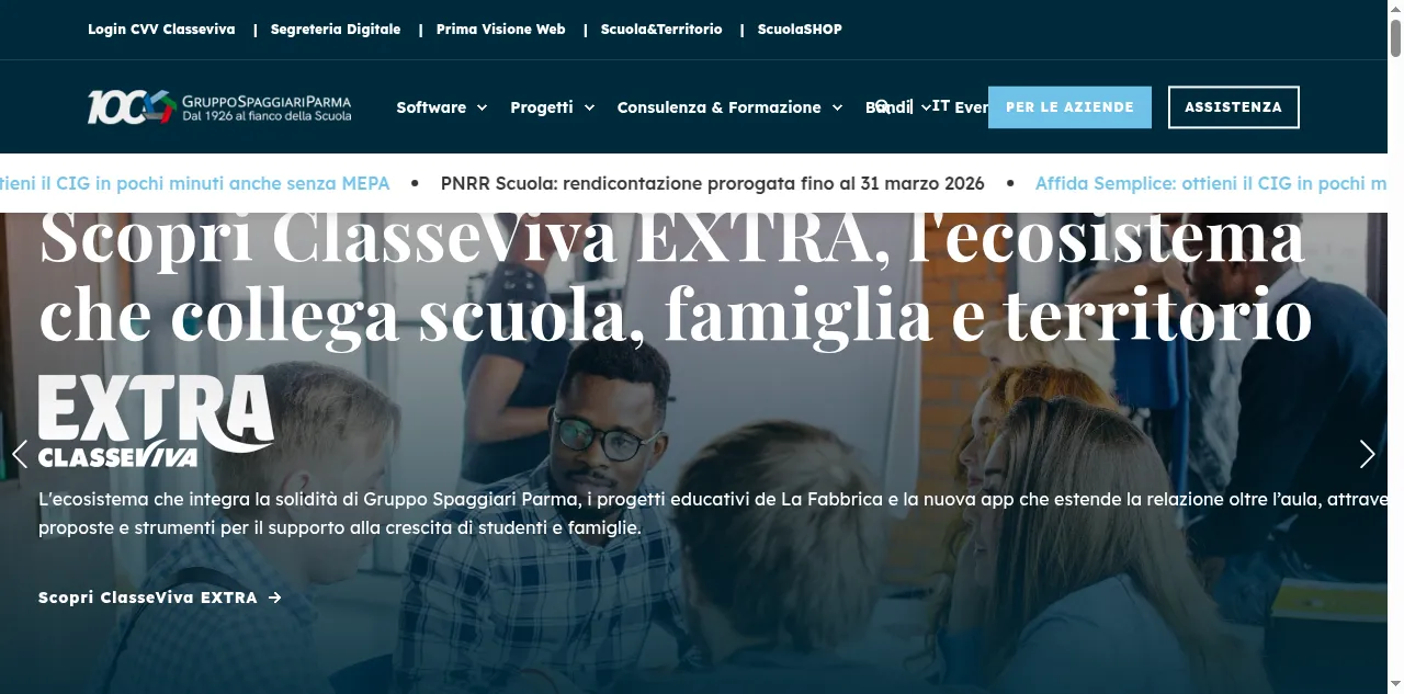 Preview of spaggiari.eu