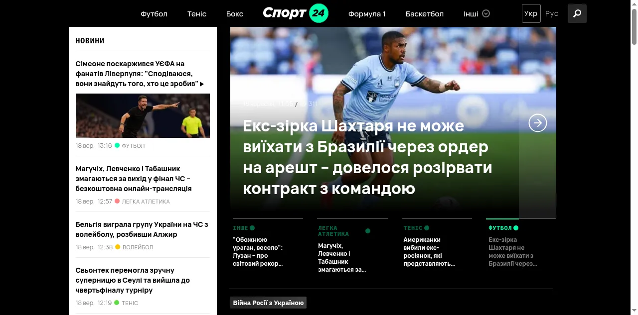 Preview of sport24.ua