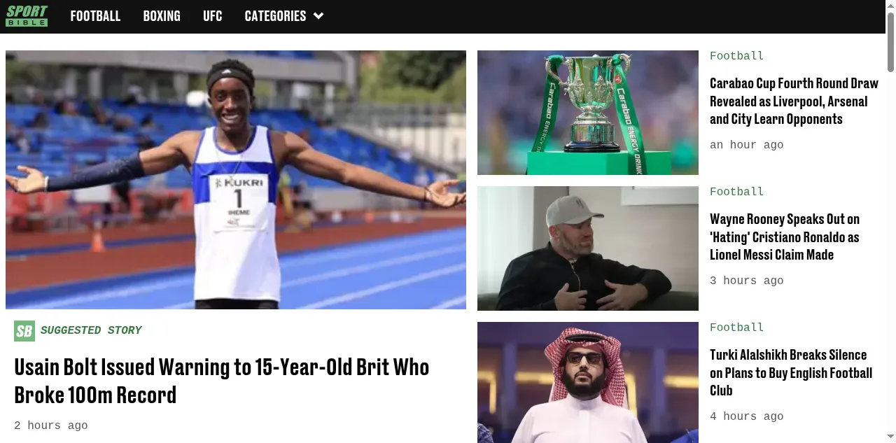 Preview of sportbible.com