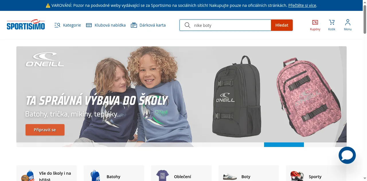 Preview of sportisimo.cz
