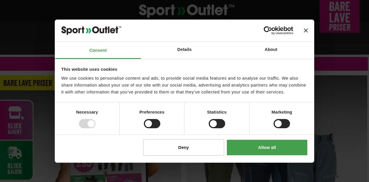Preview of sportoutlet.no