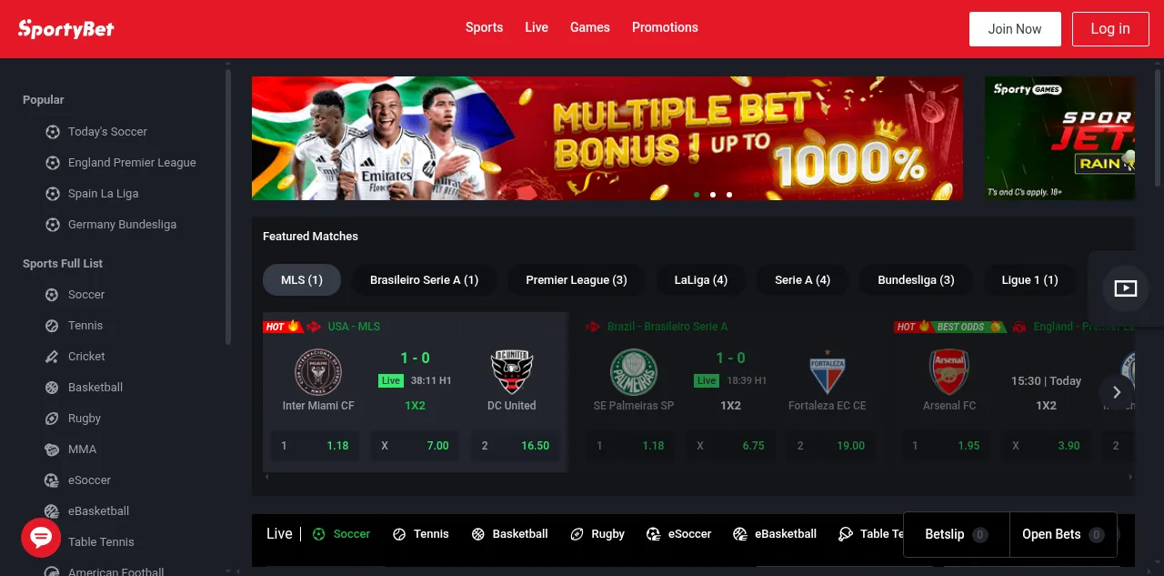 Preview of sportybet.co.za