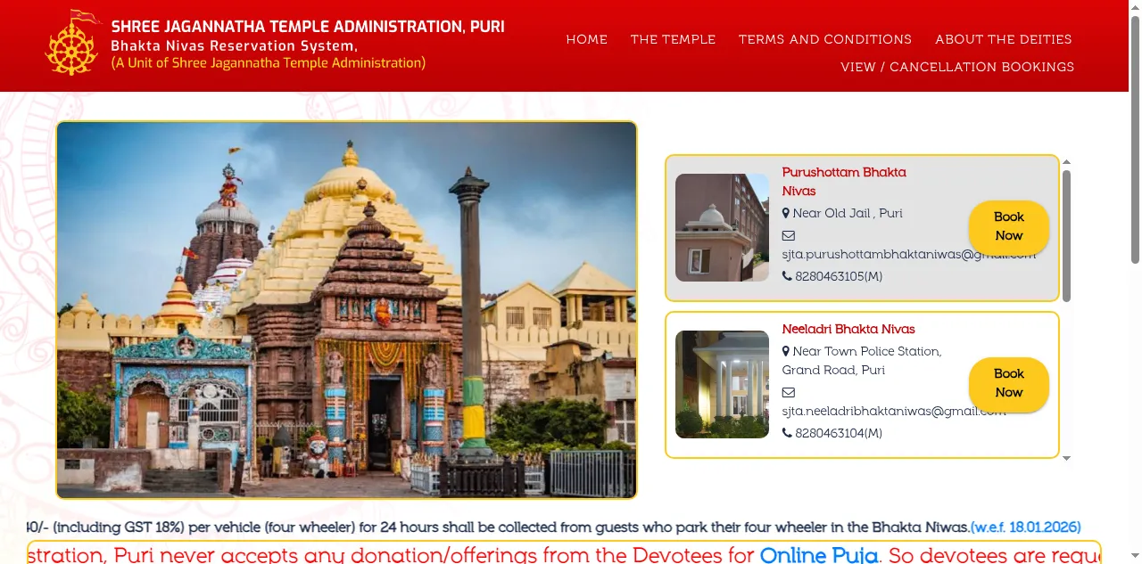 Preview of stayatpurijagannatha.in