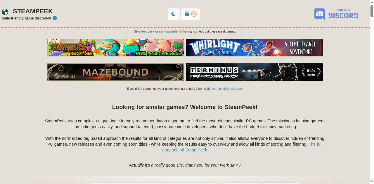 Preview of steampeek.hu