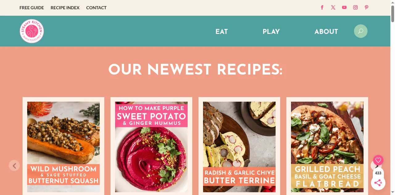 Preview of steamykitchen.com