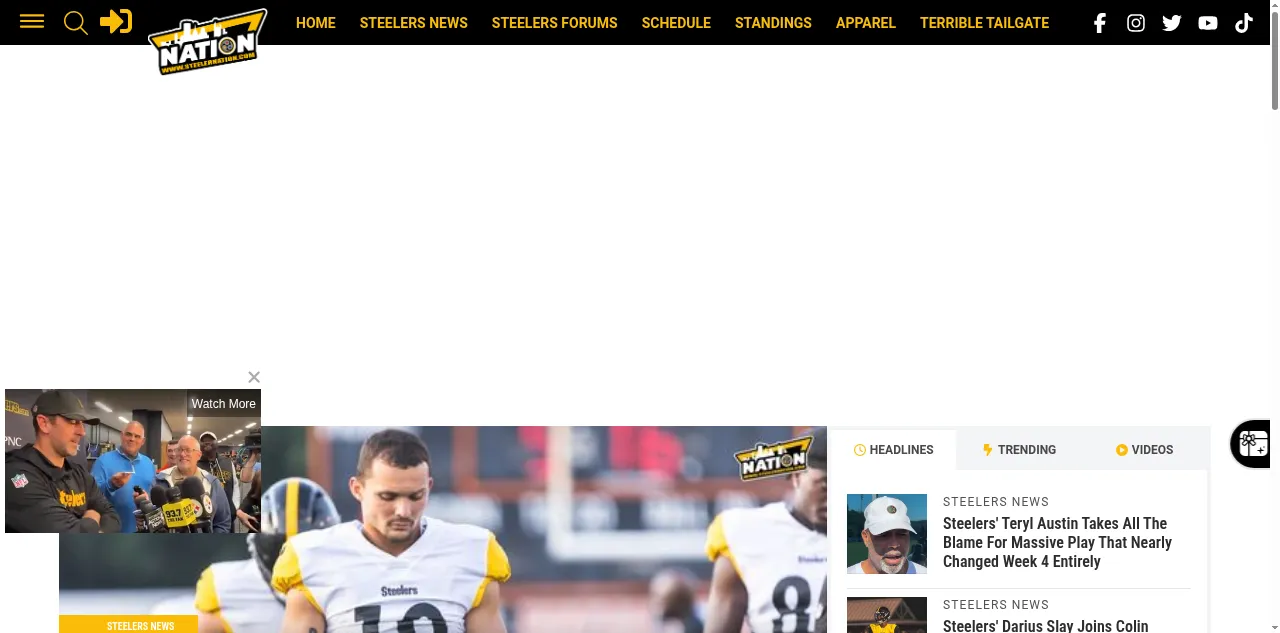 Preview of steelernation.com