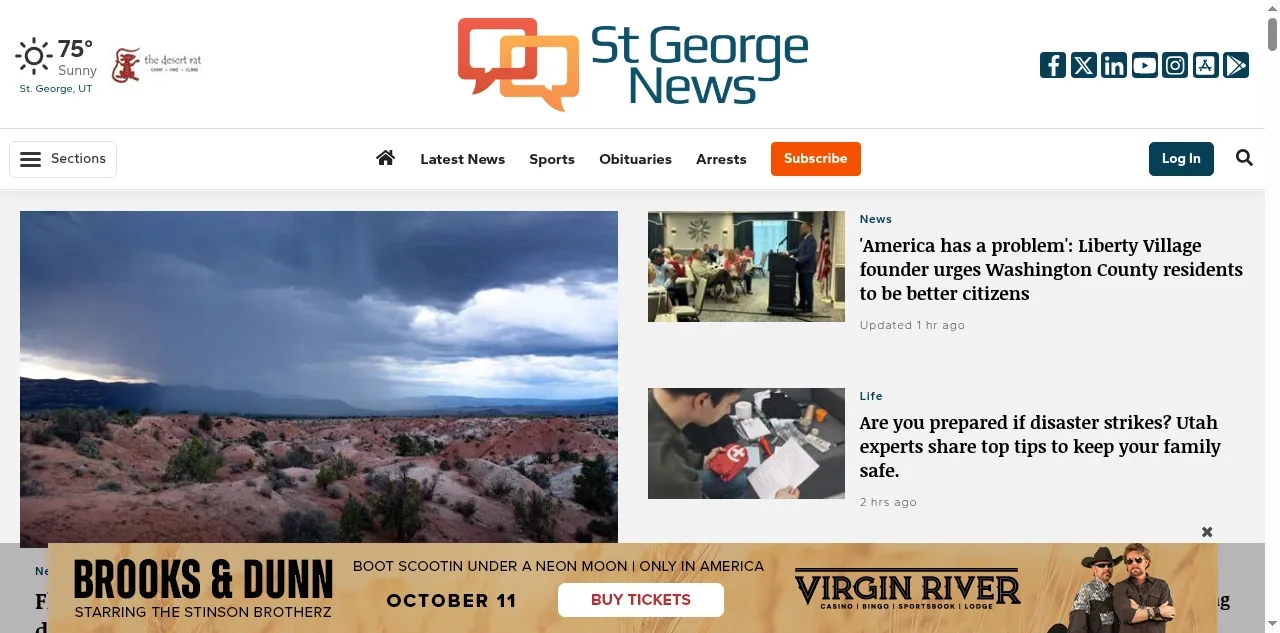 Preview of stgeorgeutah.com