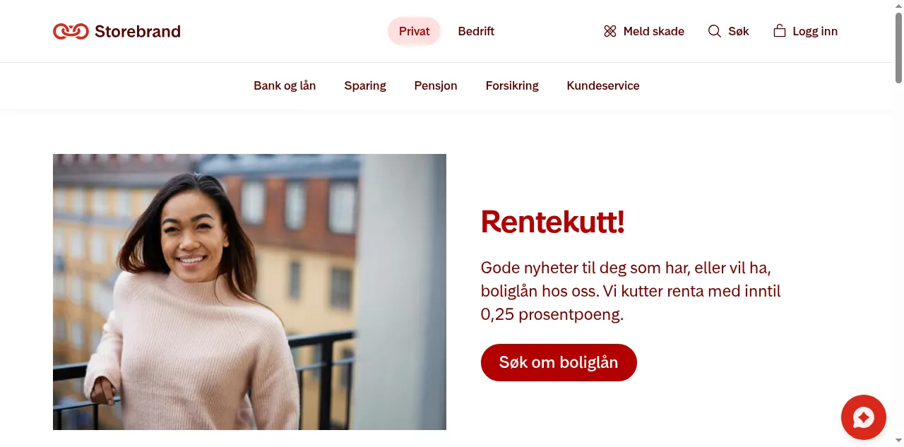 Preview of storebrand.no