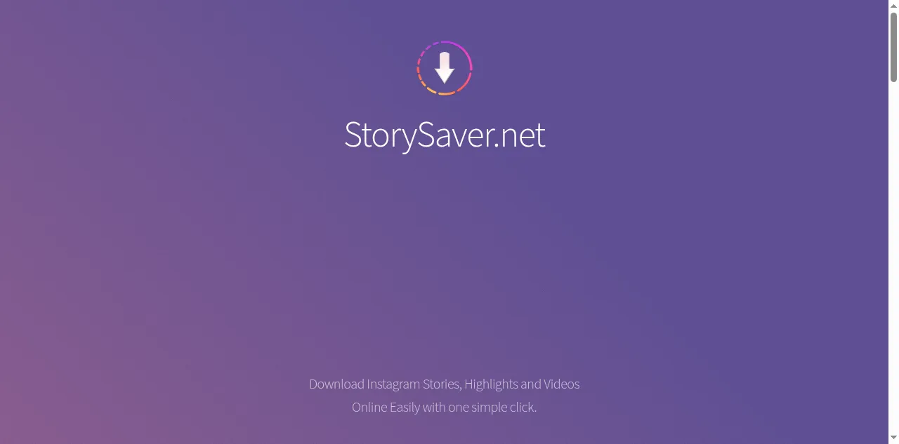 Preview of storysaver.net