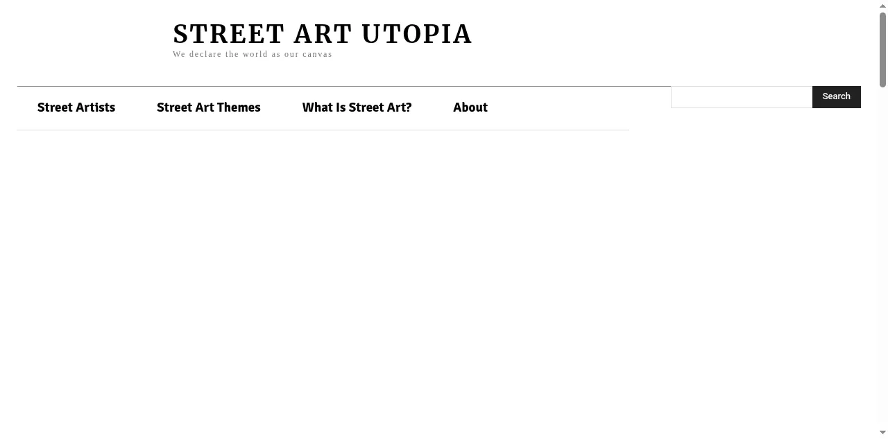 Preview of streetartutopia.com