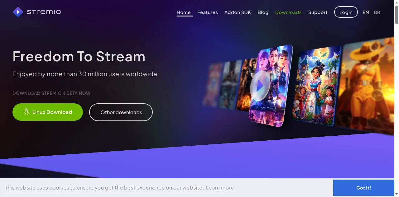 Preview of stremio.com