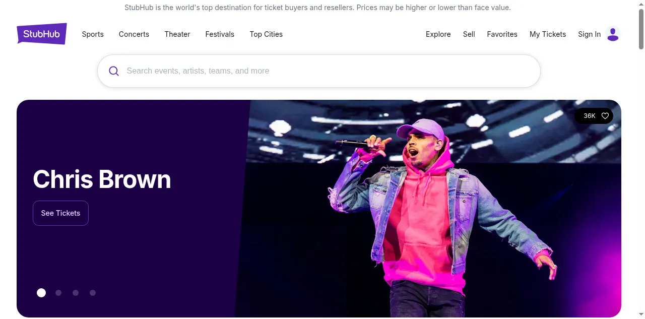 Preview of stubhub.ca