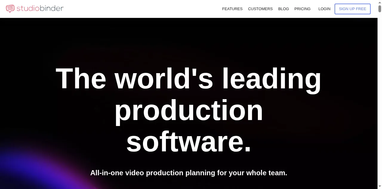 Preview of studiobinder.com