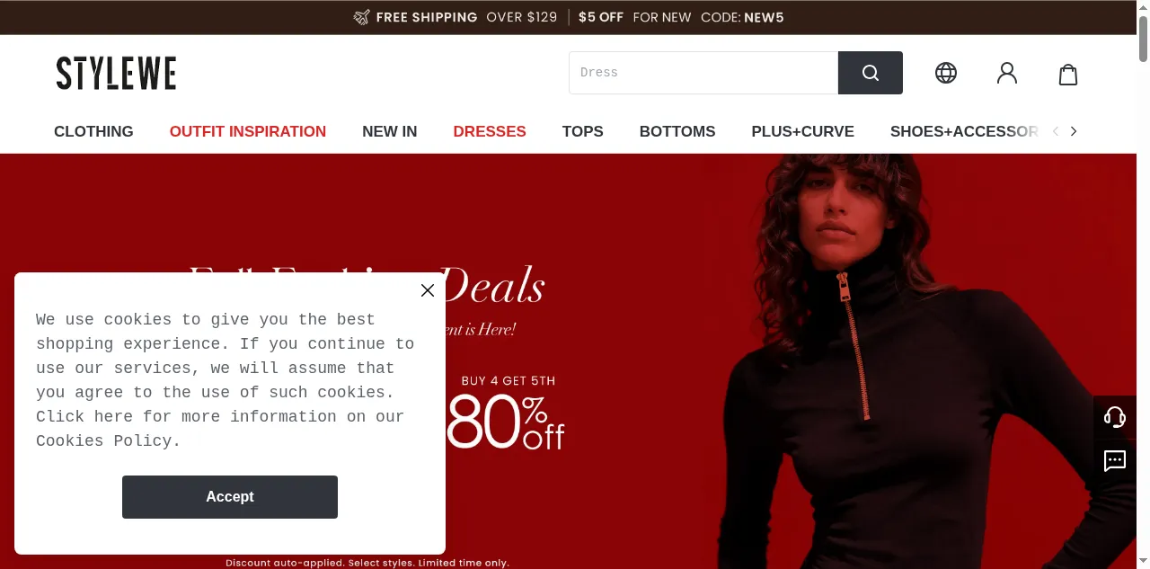 Preview of stylewe.com