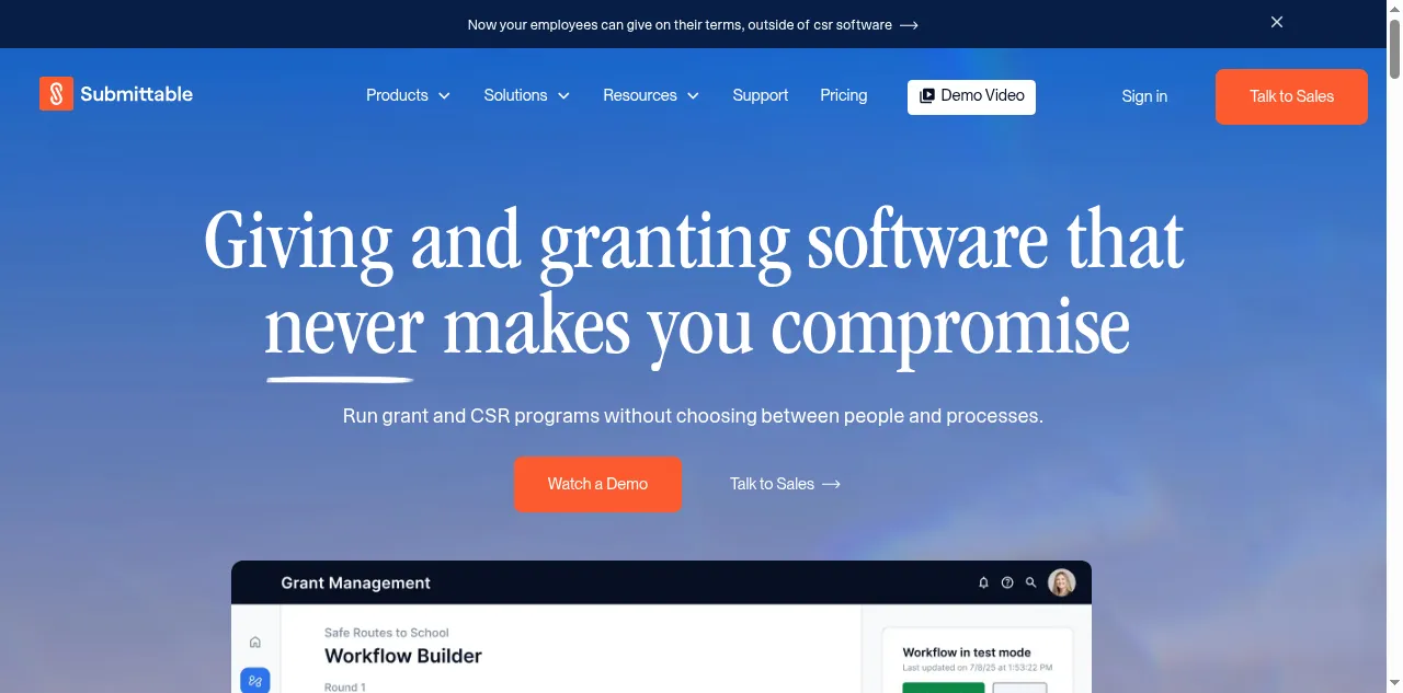 Preview of submittable.com