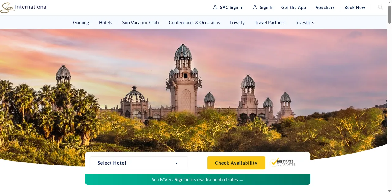 Preview of suninternational.com