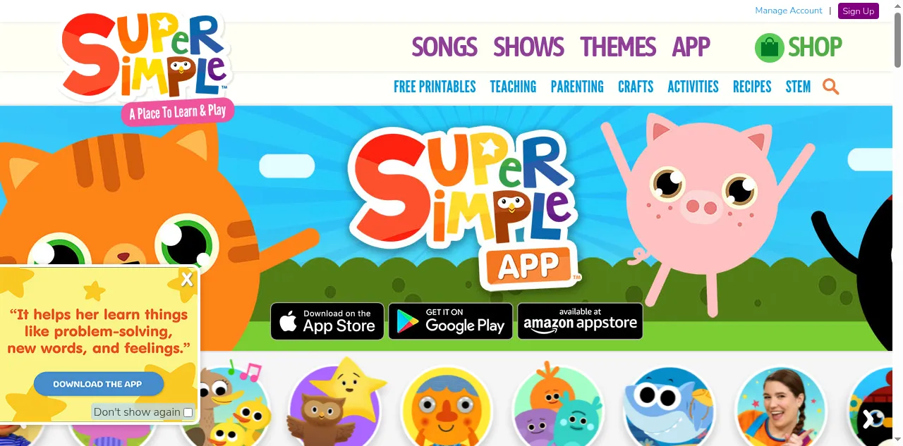 Preview of supersimple.com