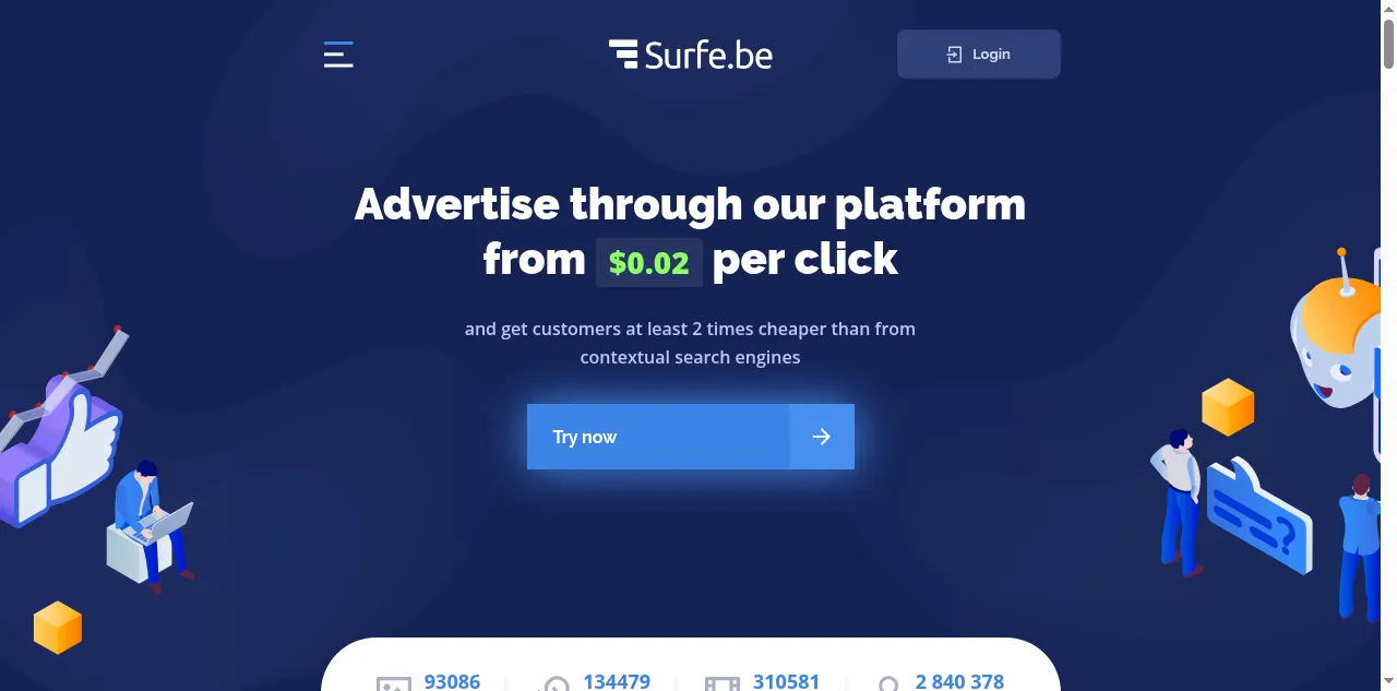 Preview of surfe.be