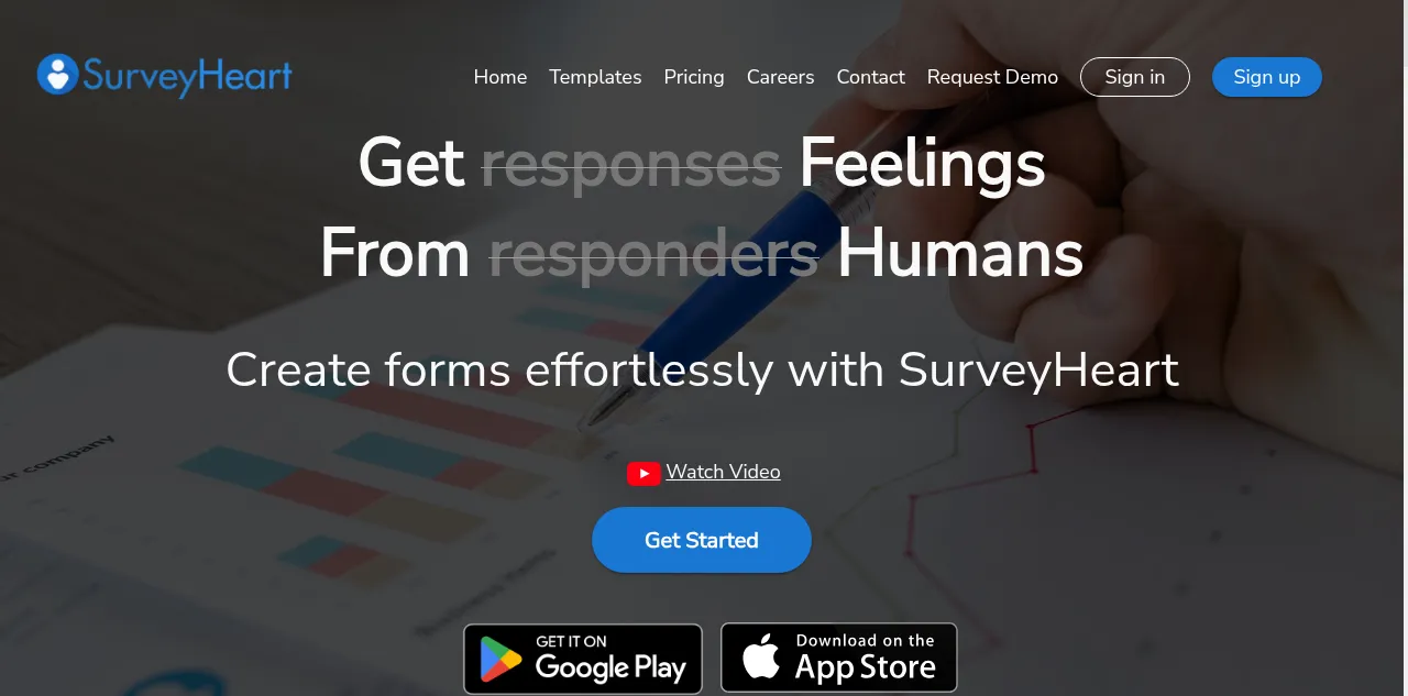 Preview of surveyheart.com