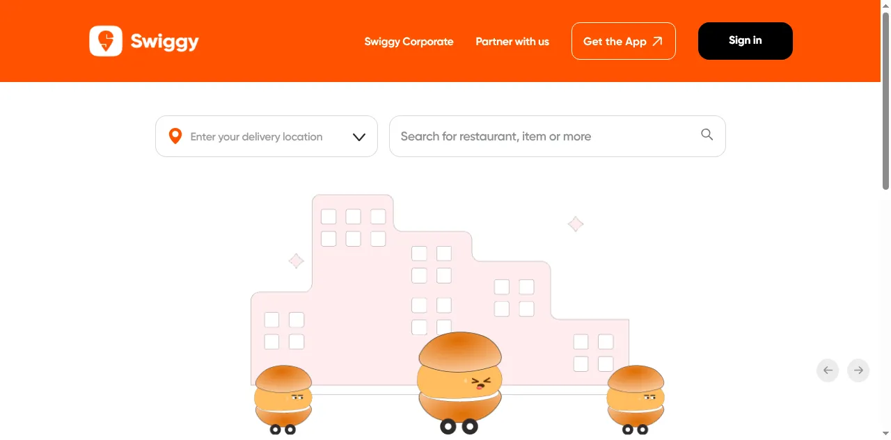 Preview of swiggy.com