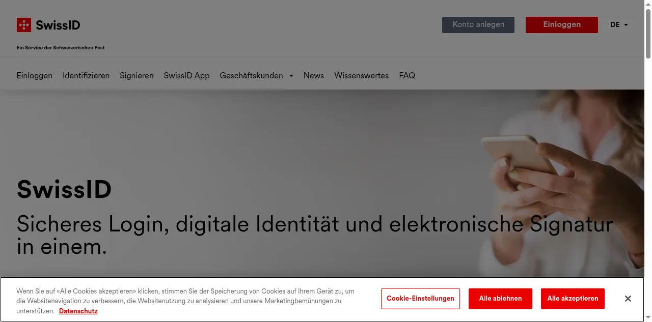 Preview of swissid.ch