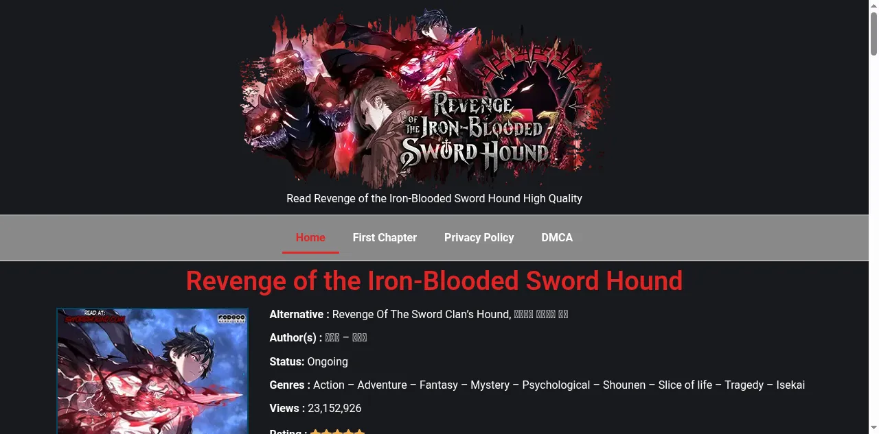 Preview of swordhound.com