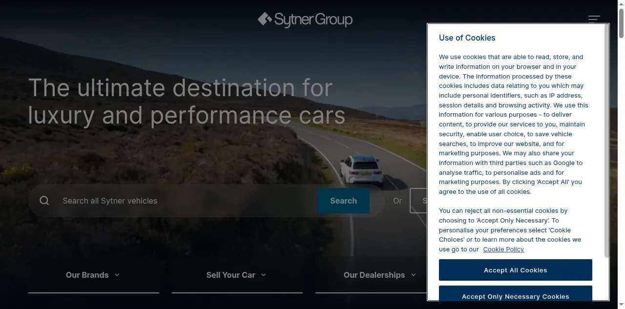Preview of sytner.co.uk