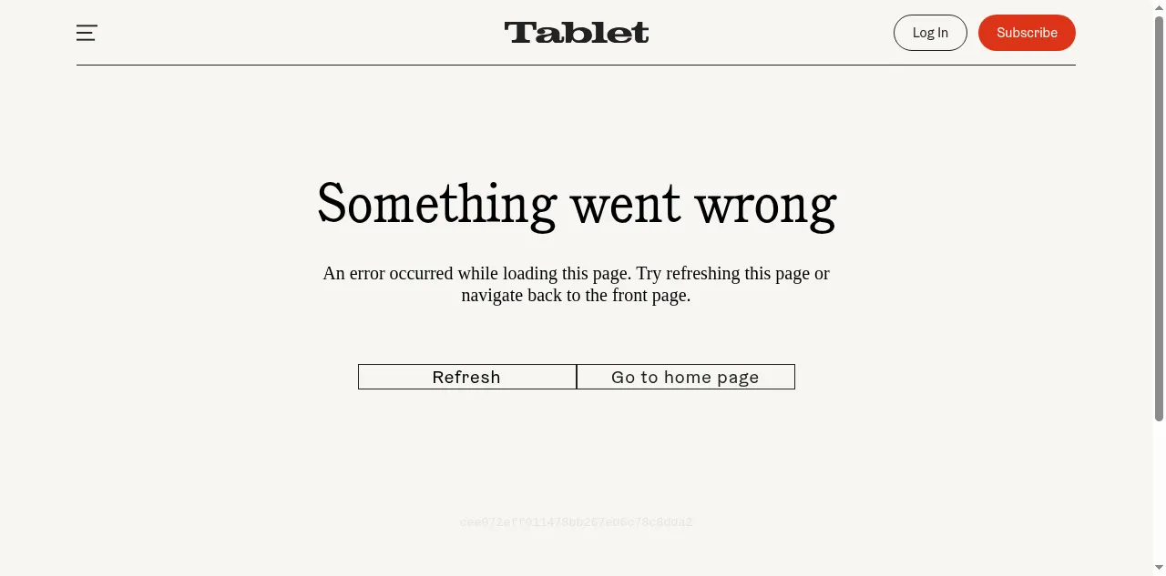 Preview of tabletmag.com