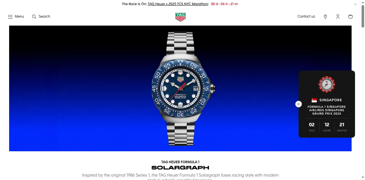 Preview of tagheuer.com