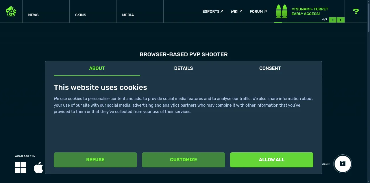 Preview of tankionline.com