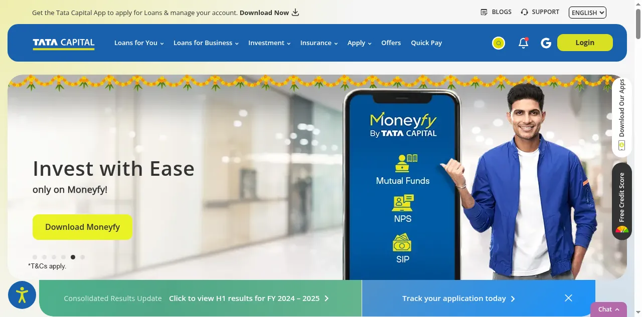 Preview of tatacapital.com