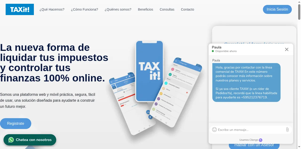 Preview of taxit.com.py