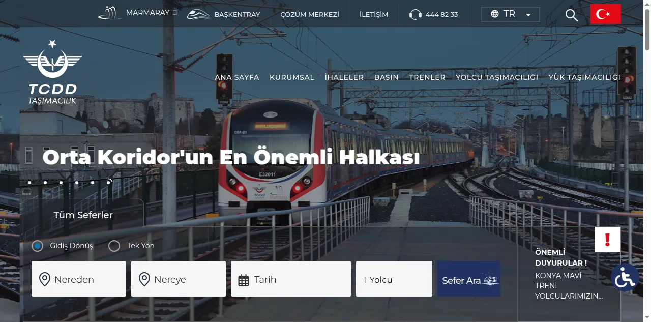 Preview of tcddtasimacilik.gov.tr