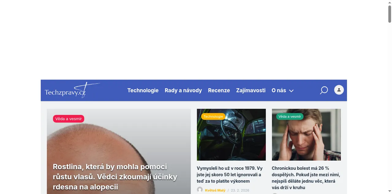 Preview of techzpravy.cz