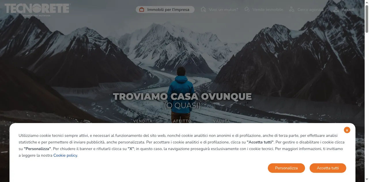Preview of tecnorete.it