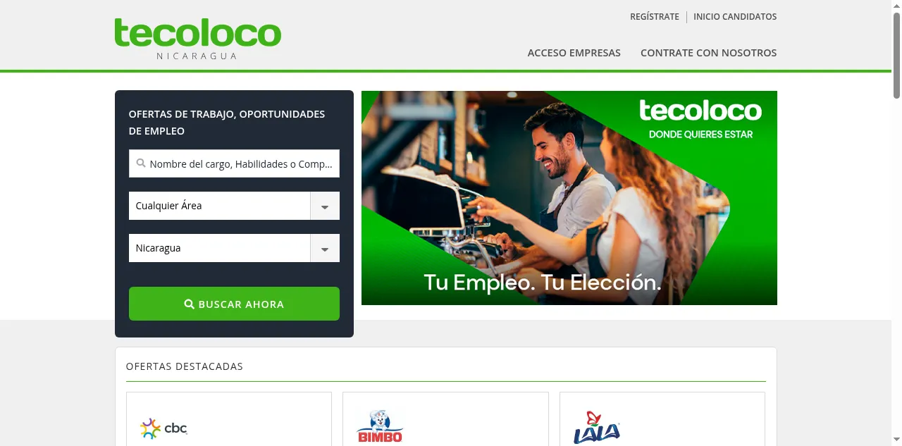 Preview of tecoloco.com.ni