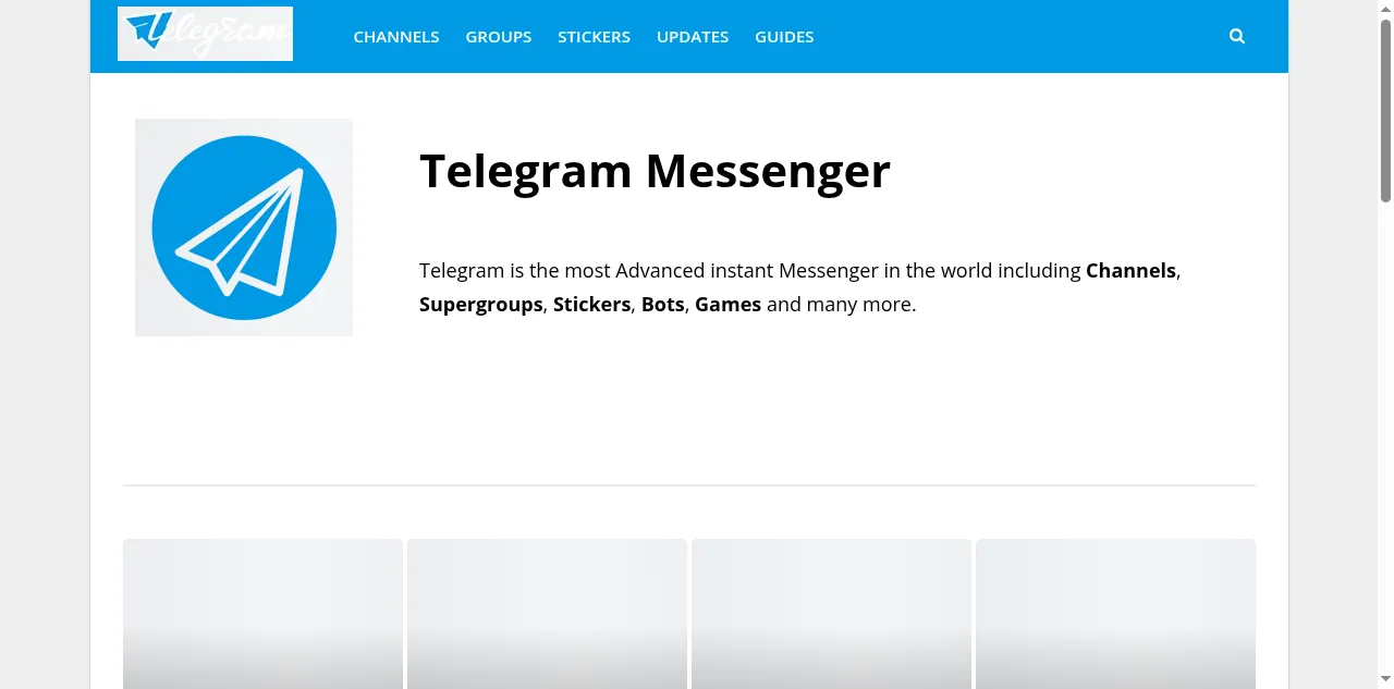 Preview of telegramguide.com