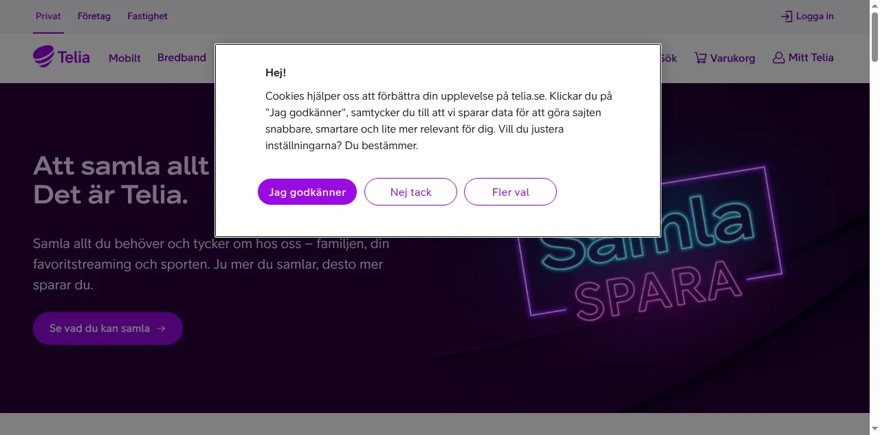 Preview of telia.se